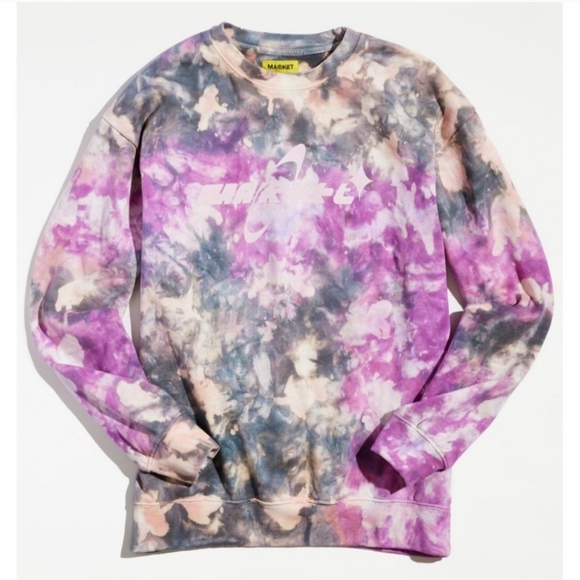 Urban Outfitters Market Cosmo Astro Tie-dyed Pullover Sweatshirt🌌✨🛸 - Picture 2 of 9